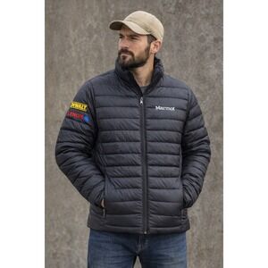 Marmot Tullus Down NWT Jacket Mens Large Black 600 Fill Puffer DeWalt Lenox